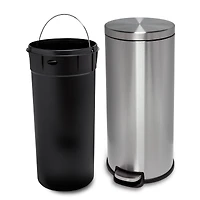 Honey Can Do 30L Round Step Can with Bucket