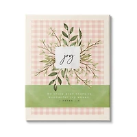 Stupell Industries Truly Glad There's Joy Ahead Proverb Peter 1:6 Canvas Wall Art