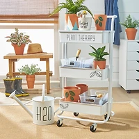 Lexington 3-Tier Rolling Cart by Simply Tidy