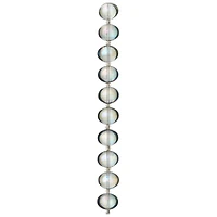 12 Pack: Aqua Luster Glass Medium Oval Beads, 16mm by Bead Landing™