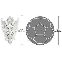 Design Toscano Michelangelo Florentine Man Green Man Replica Wall Sculpture