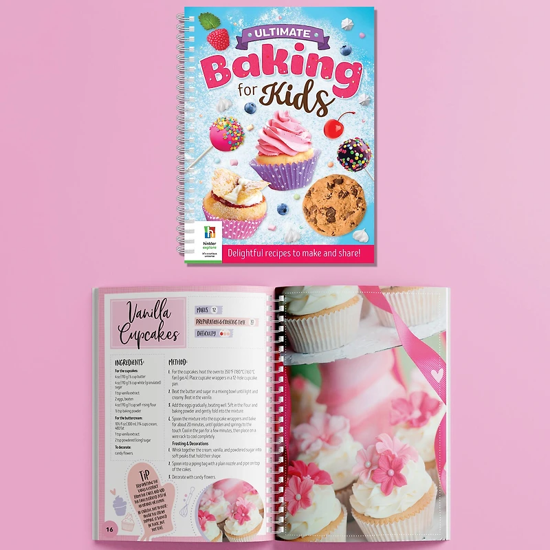 Hinkler Ultimate Baking for Kids Kit Cookbook