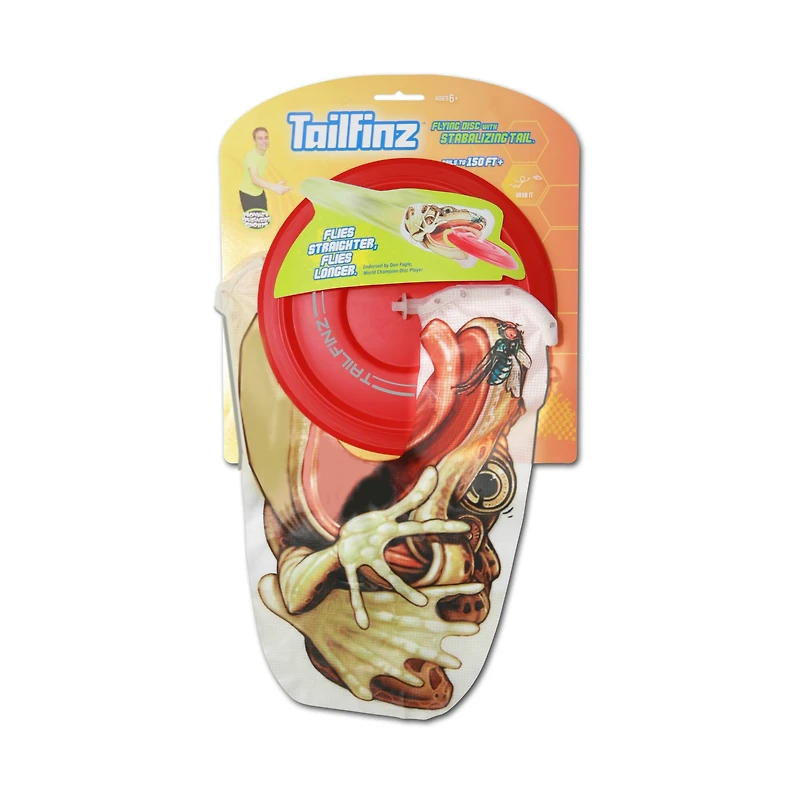 Tailfinz Flying Disc with Stabilizing Tail