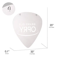 American Art Decor Grand Ole Opry Laser Cut Guitar Pick Plaque - 20" x 20"