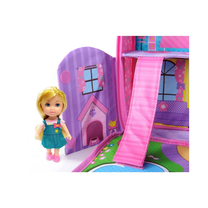 Neat-Oh! Everyday Princess™ ZipBin® Dollhouse Backpack with Doll