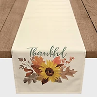 72" Thankful Sunflower Table Runner