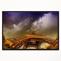 Designart - Paris Eiffel Towerand Gorgeous Sky