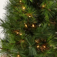 3ft. Pre-Lit Artificial Christmas Tree, Clear Lights