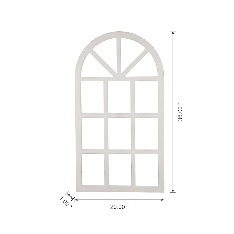 Glitzhome® 36" Wooden Window Frame
