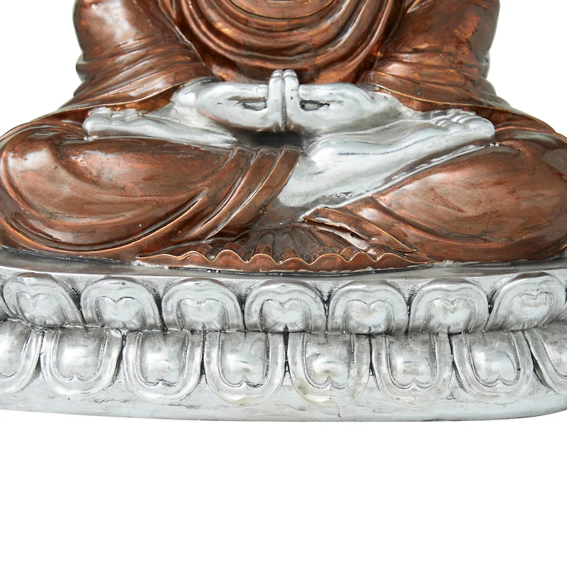 Copper Polystone Eclectic Sculpture, 16" x 12" x 9"