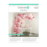 10ft. Pink Balloon Garland by Celebrate It™