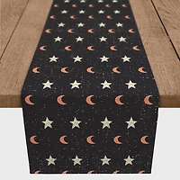 72" Moon & Stars Poly Twill Table Runner