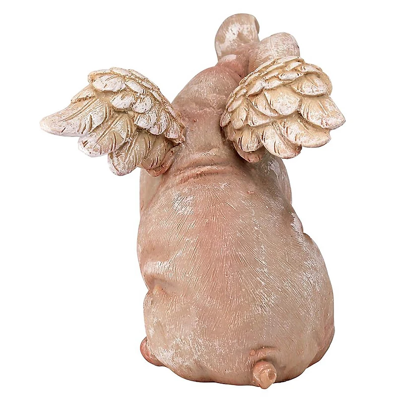 Design Toscano 7.5" Hog Heaven Flying Pigs Statue Collection Sitting