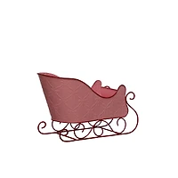 14.75" Pink Bows Sleigh Tabletop Décor by Ashland®