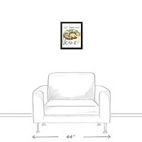 Let Them Eat Cake Floating Framed Canvas