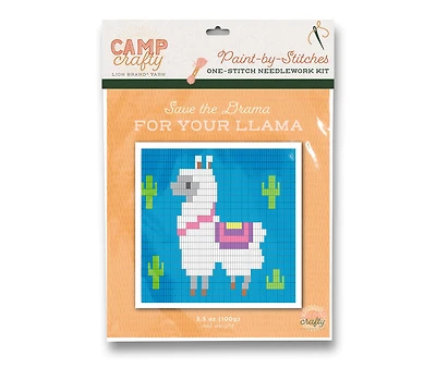 Lion Brand® Llama Paint-by-Stitches Kit