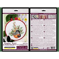 Abris Art And in the Basket Is a Cat Counted Cross Stitch Kit