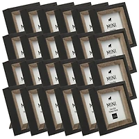 24 Pack: Gray & Black 3" x 3" Mini Frame by Studio Décor®