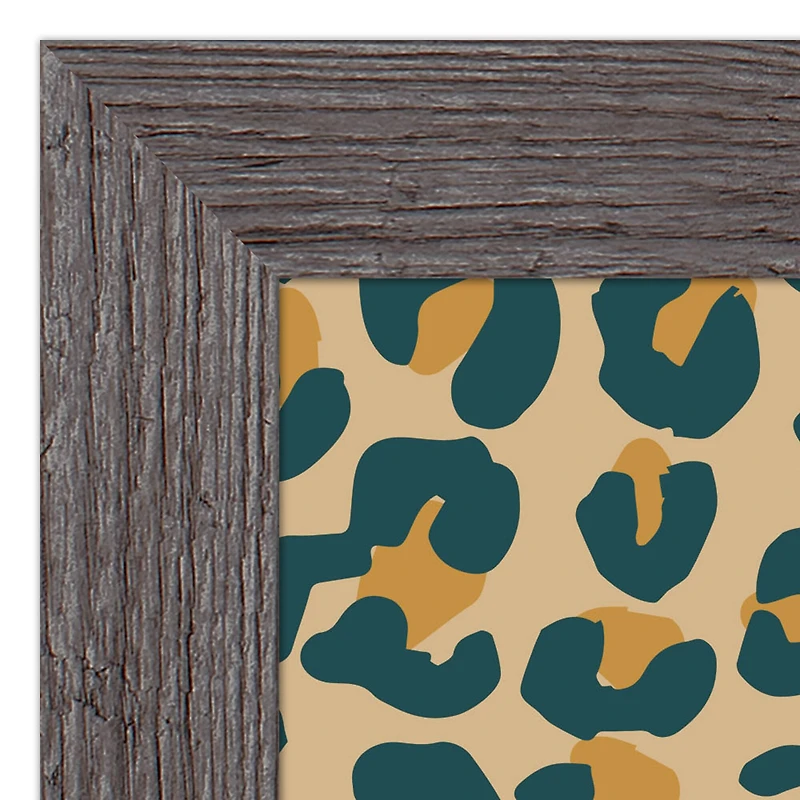 Goodness in Kindness Out Leopard Print in Gray Frame