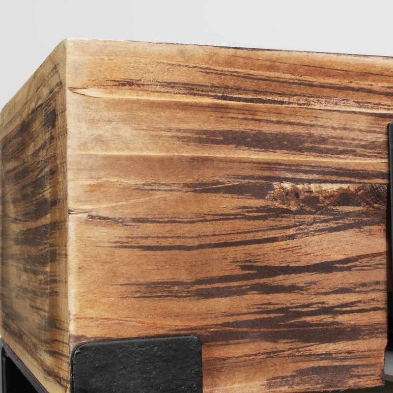 Rustic Wooden Stemware Organization & Display Rack