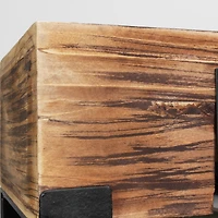 Rustic Wooden Stemware Organization & Display Rack