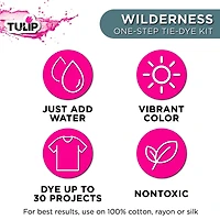 6 Pack: Tulip® Wilderness One-Step Tie-Dye Kit®