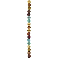 Autumn Czech Glass Flower Beads, 10.6mm by Bead Landing™