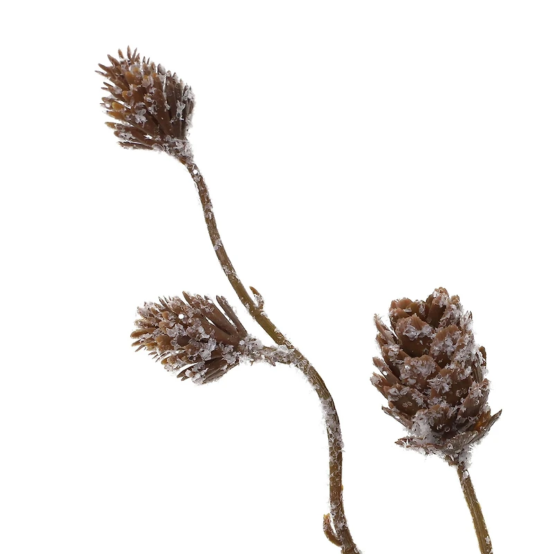 35.5" Mini Snowy Pinecone Stem by Ashland®