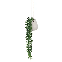 27" Hanging String of Nickels in White Ceramic Pot by Ashland®