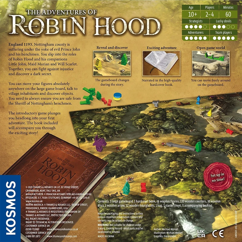 Thames & Kosmos The Adventures of Robin Hood Board Game