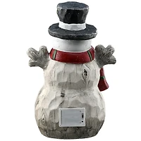 16.5" Lighted Snowman Décor Piece