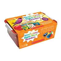 Scholastic® Level D Nonfiction Sight Word Readers Classroom Tub Set, 6 Packs of 25