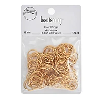 15mm Aluminum Hair Rings