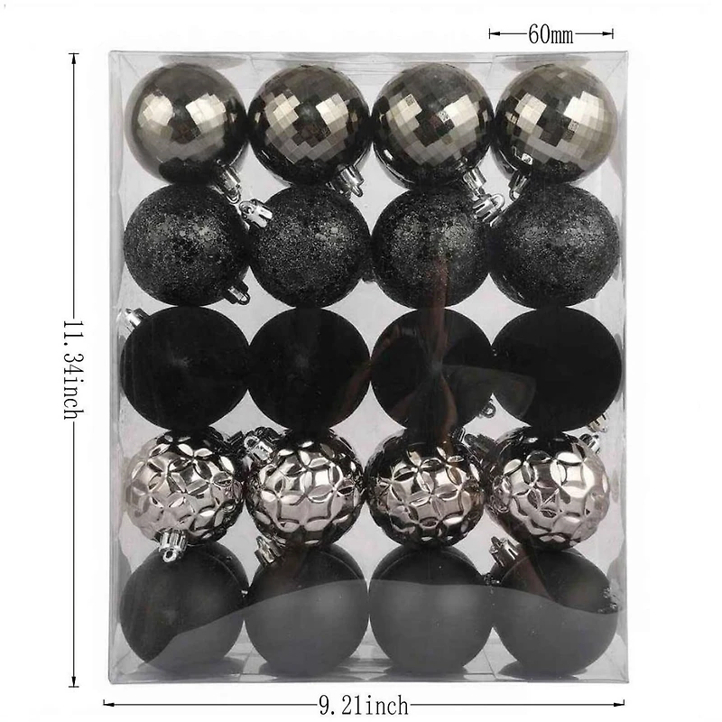 40 Pack 2" Shatterproof Ball Ornaments by Ashland