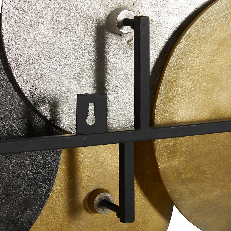 Gold, Silver & Gray Aluminum Wall Décor