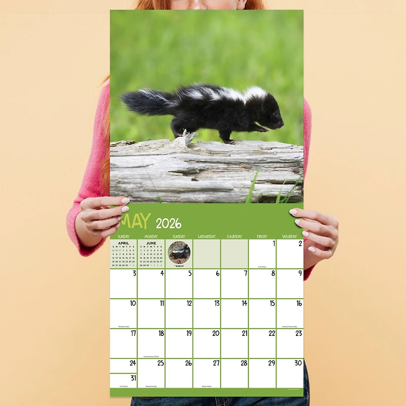 2026 Baby Animals Wall Calendar