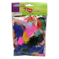 Creativity Street® Bright Turkey Plumage Feathers, 12 Packs of 14g
