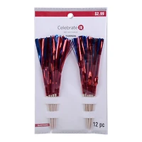 Red, White & Blue Burst Toppers, 12ct. by Celebrate It®