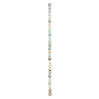 Matte Amazonite Round Beads by Bead Landing
