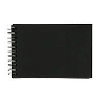 Fabriano® Black Landscape Spiral-bound Drawing Book, 8.25'' x 5.8''