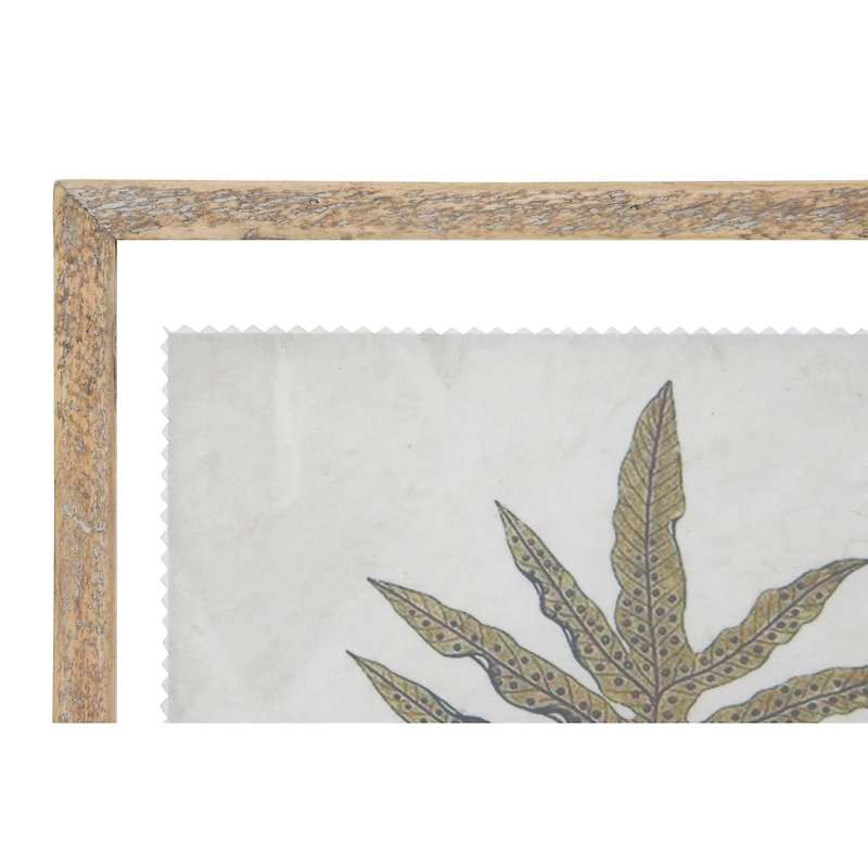 Hello Honey® Botanical Print on Textured Material Wood Framed Wall Décor Set