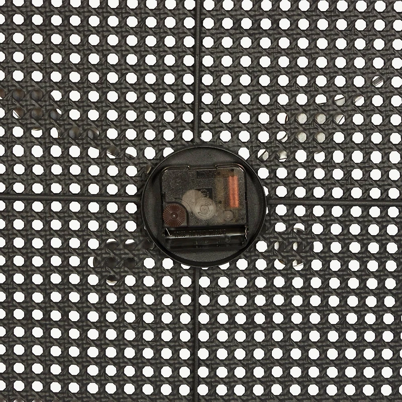 CosmoLiving by Cosmopolitan 32" Black Metal Industrial Wall Clock