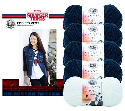 Lion Brand® Stranger Things Eddie's Vest Knit Project Kit
