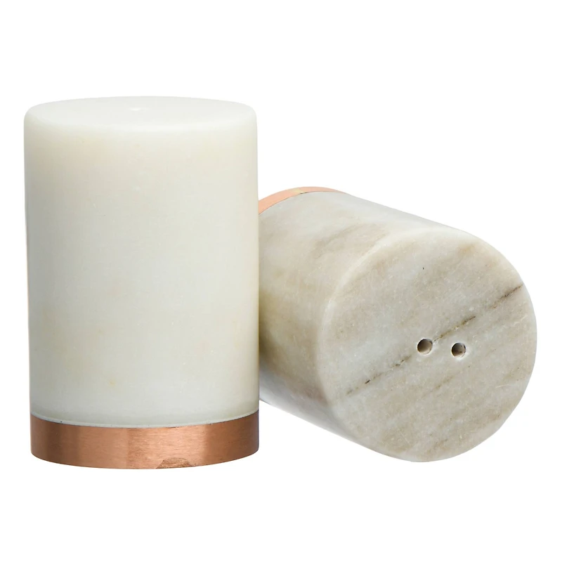 Hello Honey® 3'' Marble Salt and Pepper Shaker Set