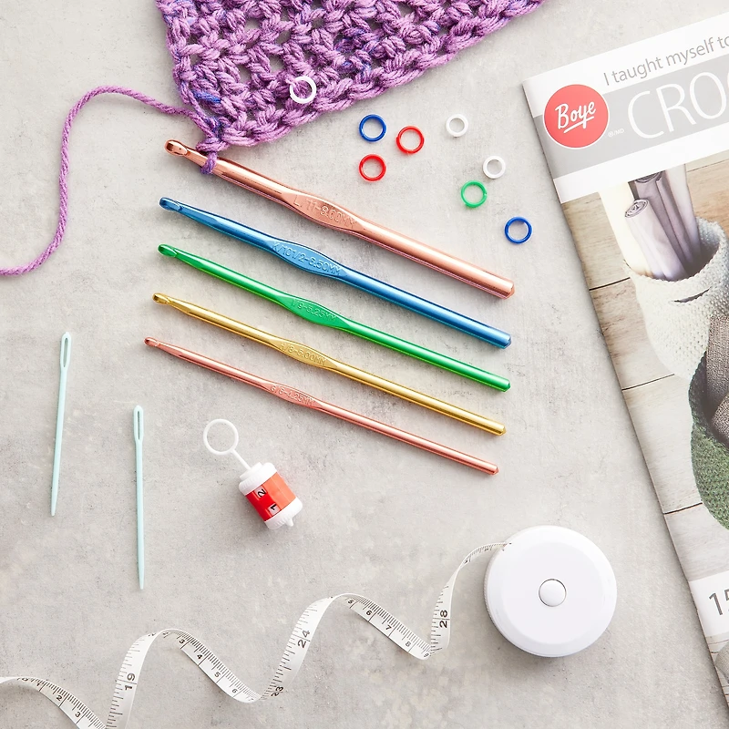 Boye® I Taught Myself to Crochet® Kit