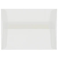 JAM Paper A8 Clear Translucent Vellum Invitation Envelopes, 25ct.