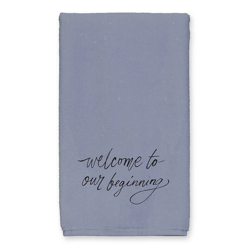 Welcome to Our Beginning Tea Towel Set