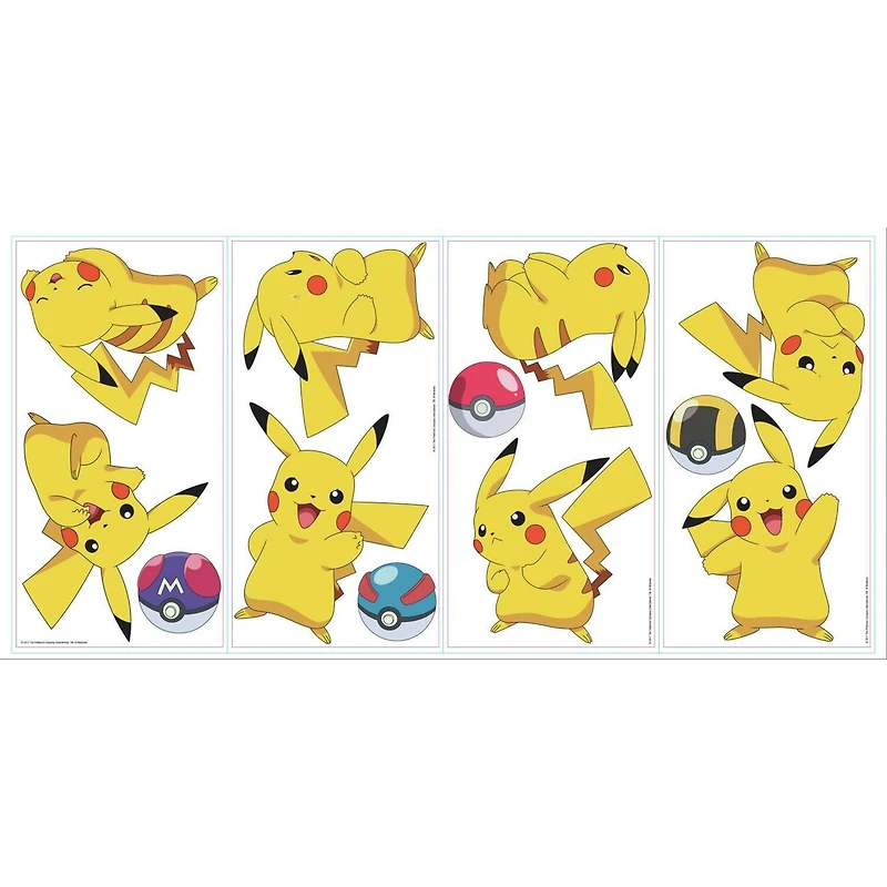 Pokemon™ Pikachu Peel & Stick Wall Decals
