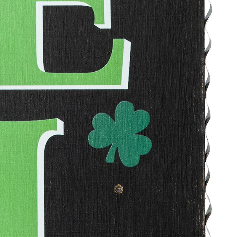 Glitzhome® 42'' Lighted St. Patrick's Day Wooden "WELCOME" Porch Sign