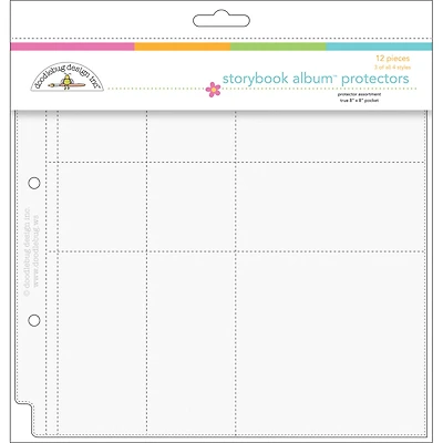 Doodlebug Design Inc.™ Storybook Album™ 8" x 8" Page Protector Assortment, 12ct.
